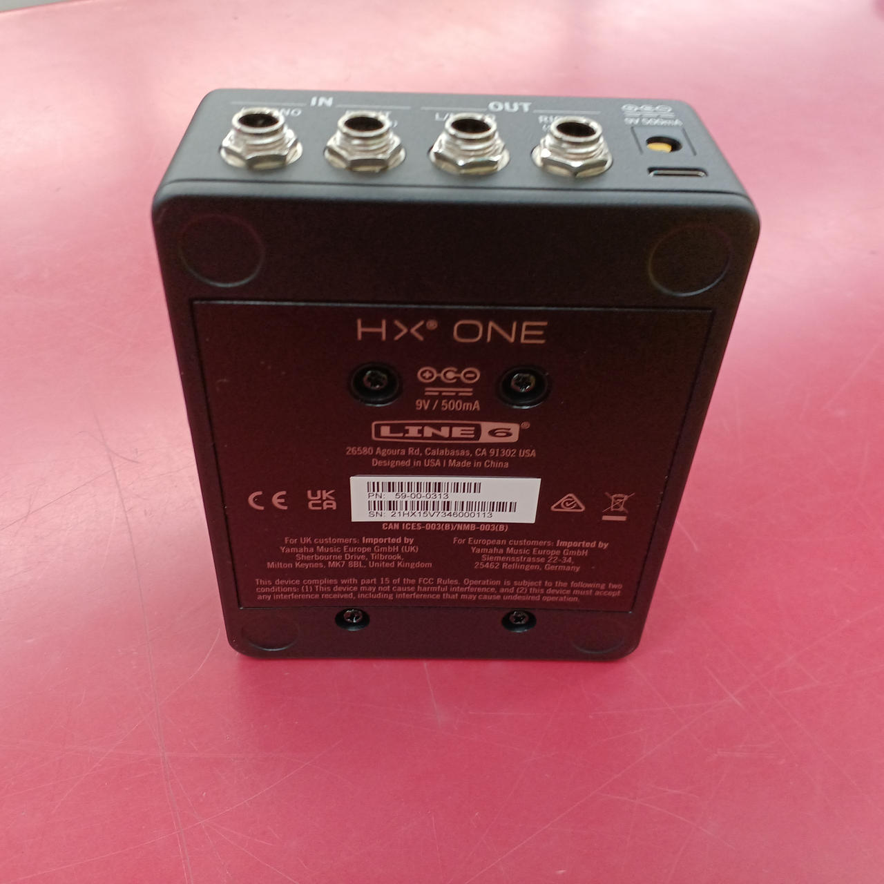 新品同様 LINE6 HX ONE マルチエフェクター　元箱取説付 tp218-0313188_m.jpg