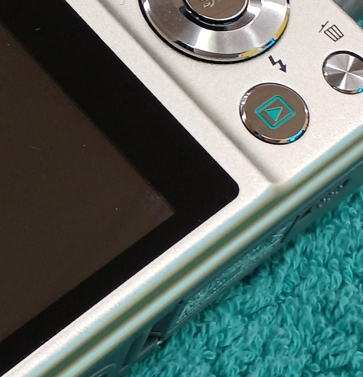 液晶内にカビのような痕