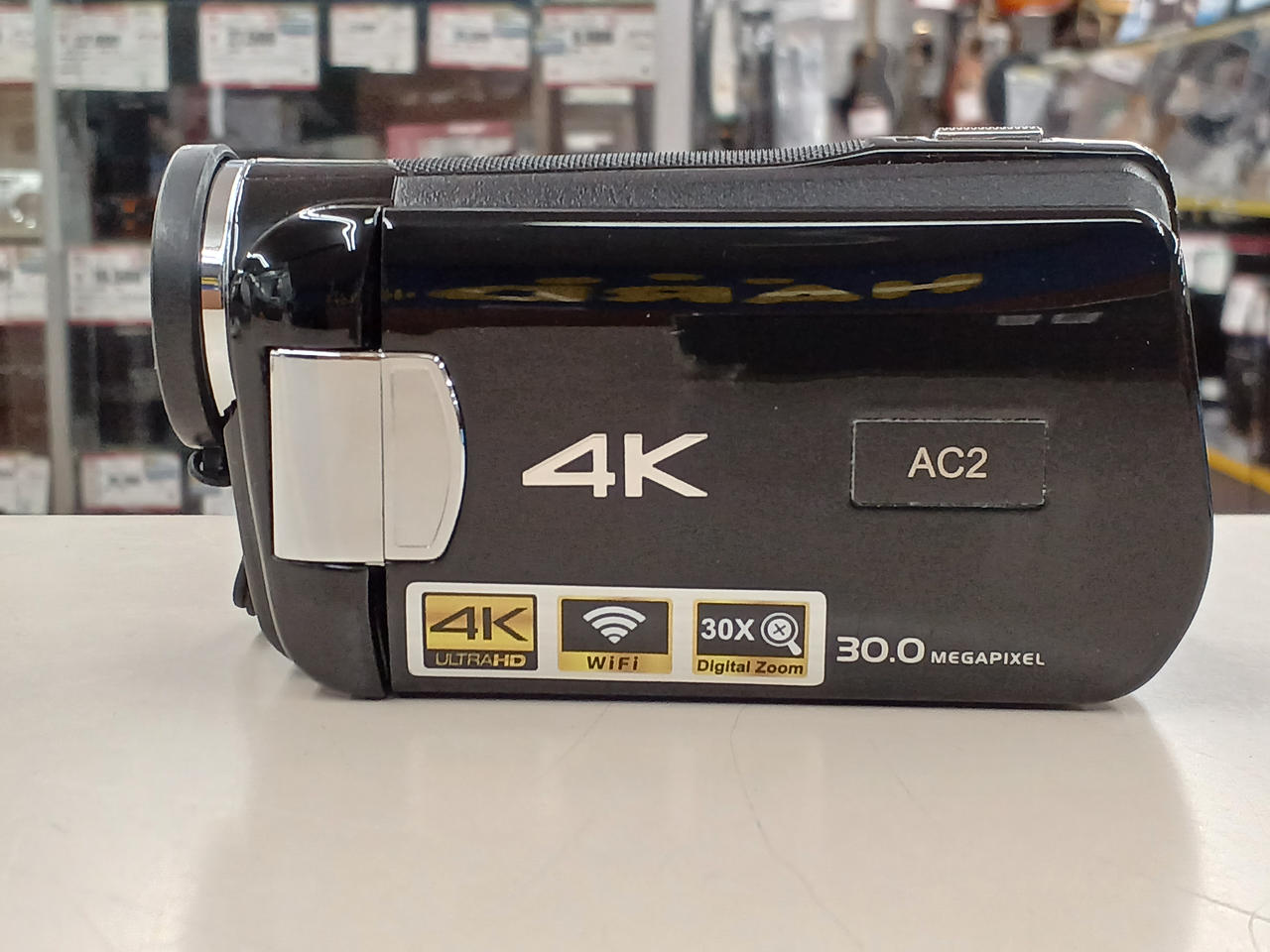 RWC 4kデジタルビデオカメラAC2 4k対応 RWC 4K対応ビデオカメラ AC2 ブラック | カメラのお試し