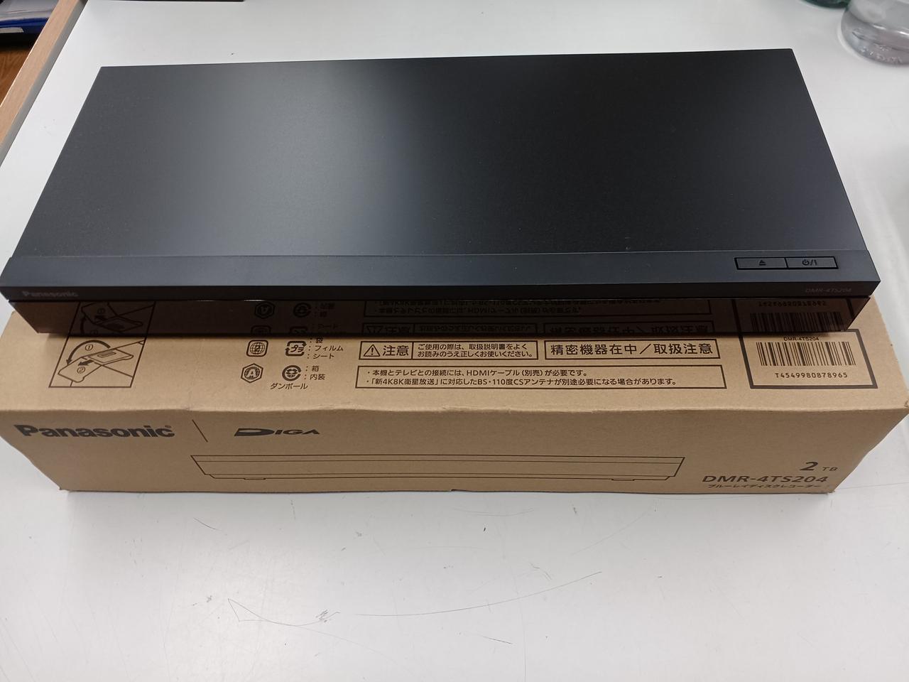 Panasonic DMR-4T5204 Blu-rayレコーダー Panasonic DMR-4T5204 Blu-rayレコーダー