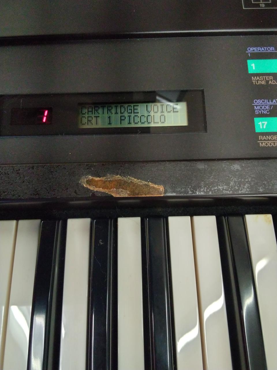 ROM１を挿して表示