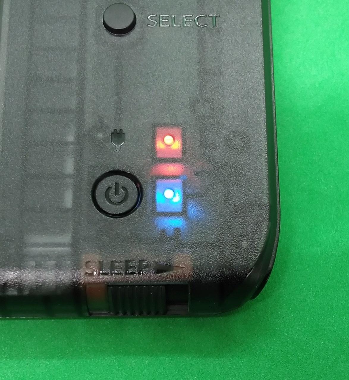 充電時の写真です。