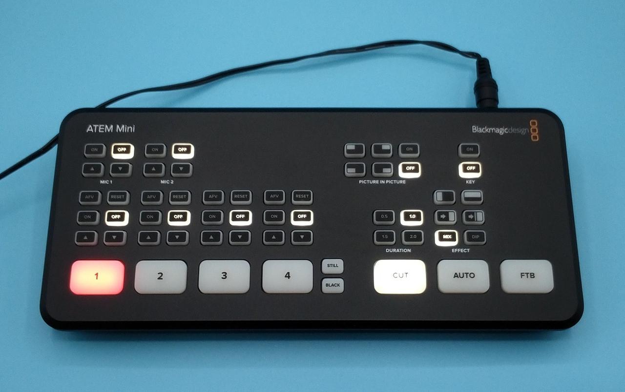 通電時の写真です。