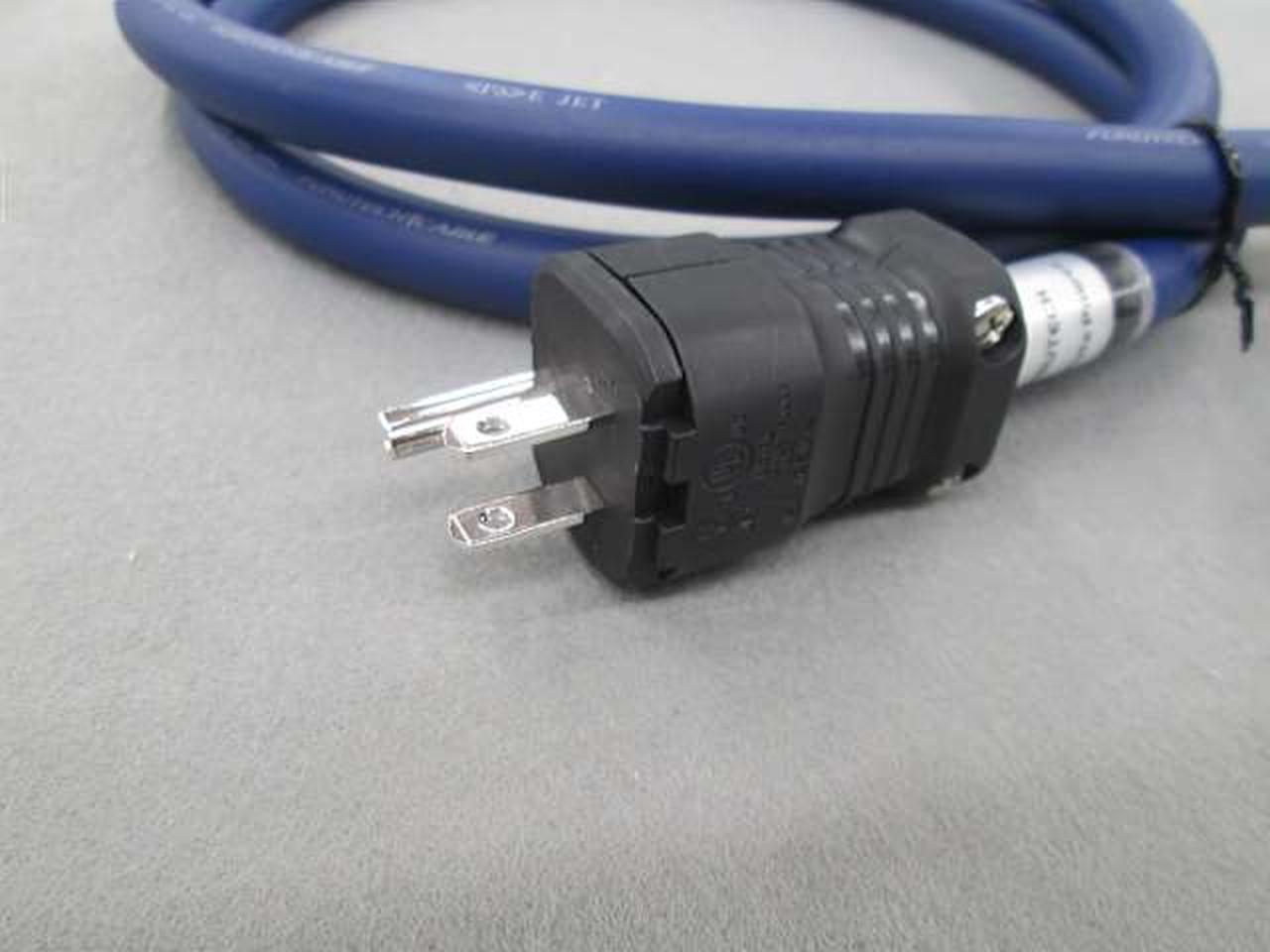 純銀単線電源ケーブル(AET 4Nクライオ)+フルテック高級プラグ 35cm 純銀単線電源ケーブル(AET 4Nクライオ)+フルテック高級プラグ