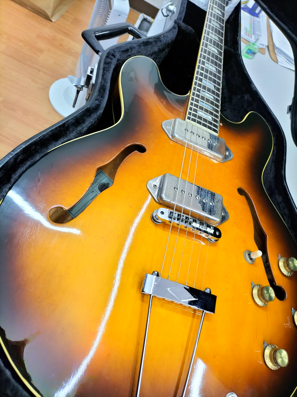 EPIPHONE JAPAN 型番：CASIO フルアコ