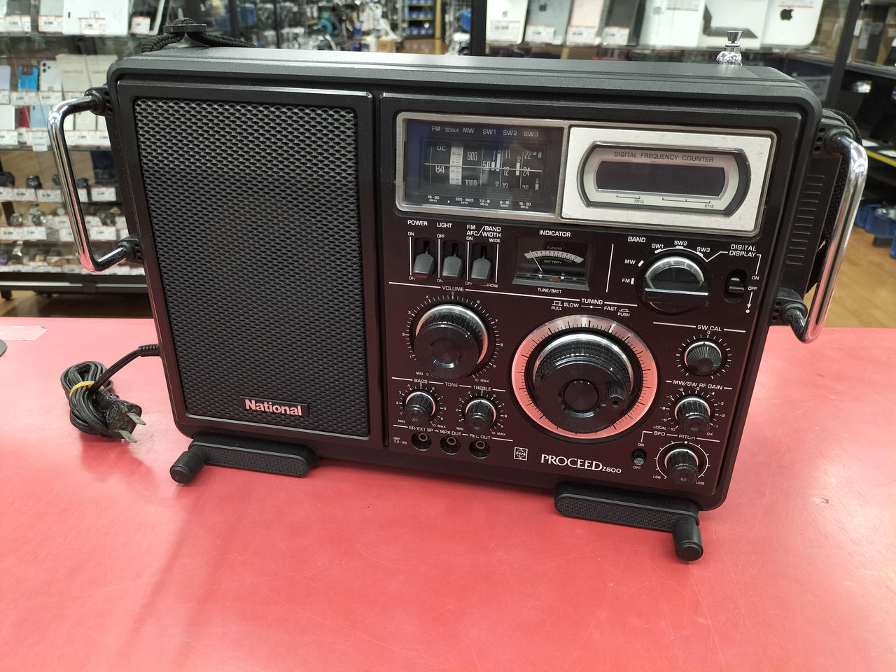 ナショナルラジオ　プロシード２８００　　　　完動品 ナショナルBCLラジオ プロシード 2800 完動品 - メルカリ