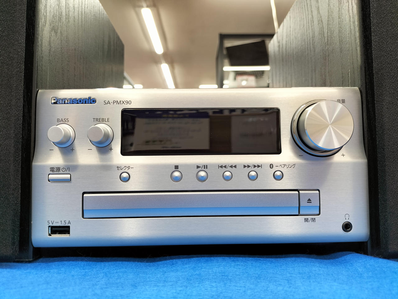 ★美品★Panasonic CDステレオシステム シルバー&ブラック 音響良好 概要 CDステレオシステム SC-PMX900 | ミニコンポ／スピーカー