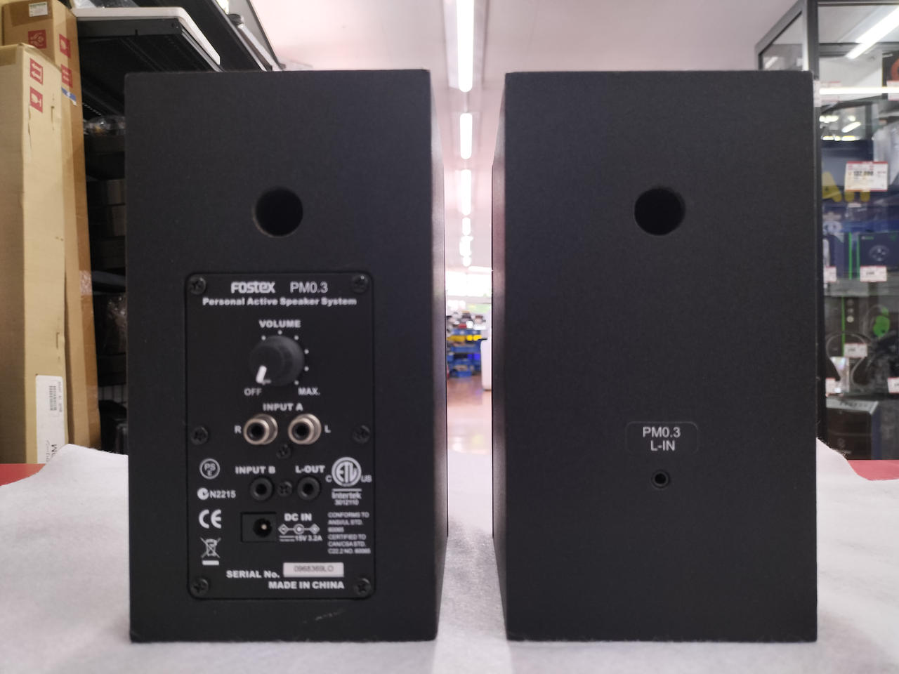 ジャンク品】Fostex アクティブスピーカー PM0.1e リビング用にFOSTEX