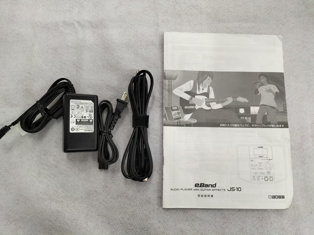 【美品】BOSS eBand JS-8 エフェクター　電源ケーブル，取説付 美品】BOSS eBand JS-8 エフェクター 電源ケーブル，取説付