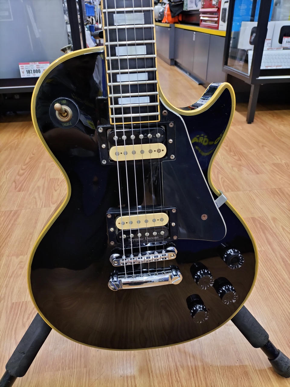 Greco Custom エレキギター ブラック ハードケース付き Greco Custom