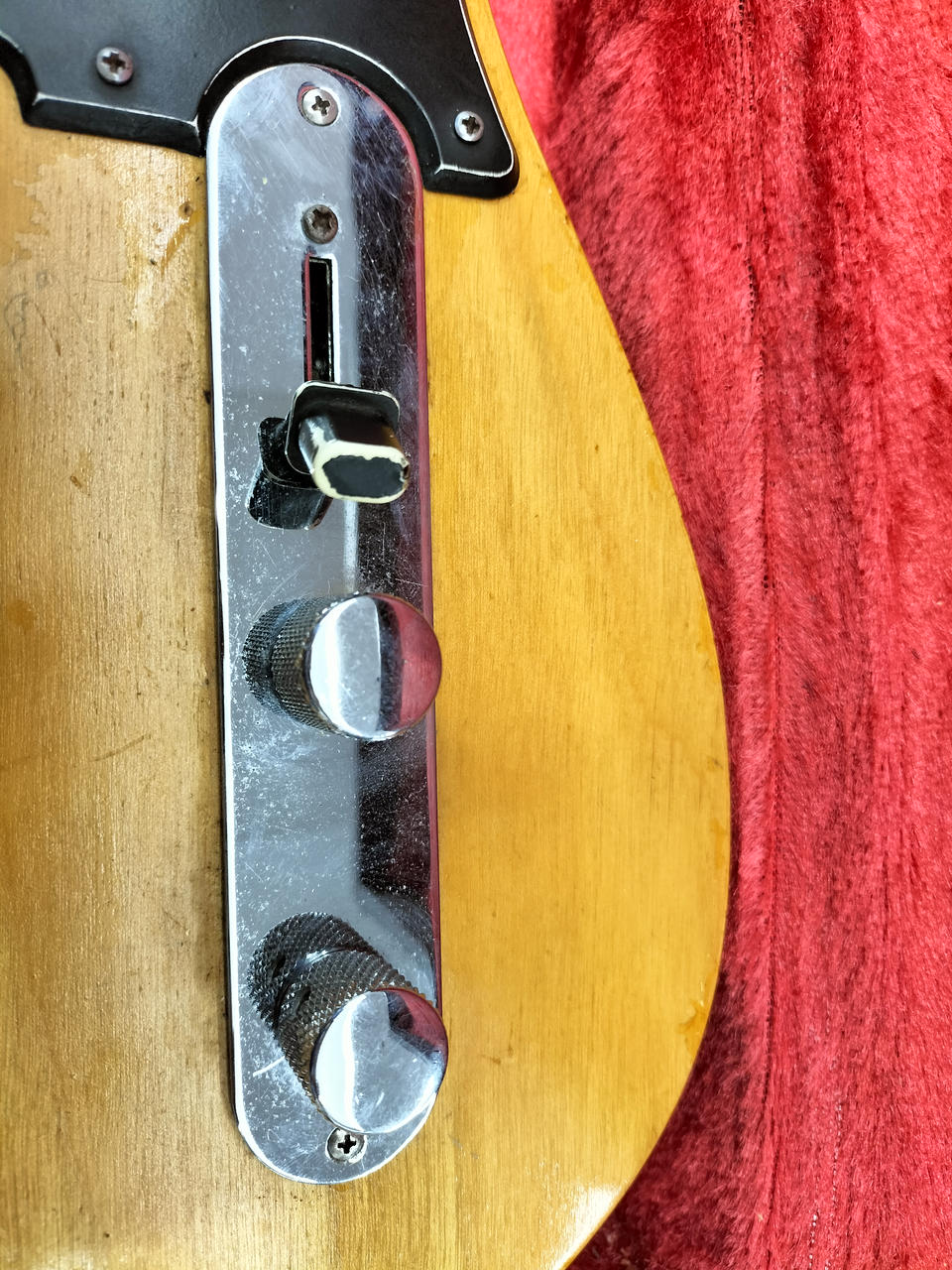 グレコ　エレキギターヴィンテージ(美品) マツモク製品　ハードケース付き ハードケース付属】GRECO テレキャスター 70年代マツモク製 調整