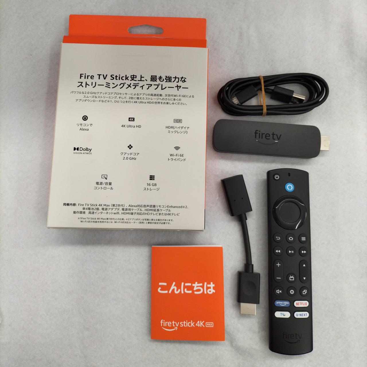 Fire TV Stick 4K Max 新品未使用　即日発送 Amazon Fire TV Stick 4K Max(マックス)