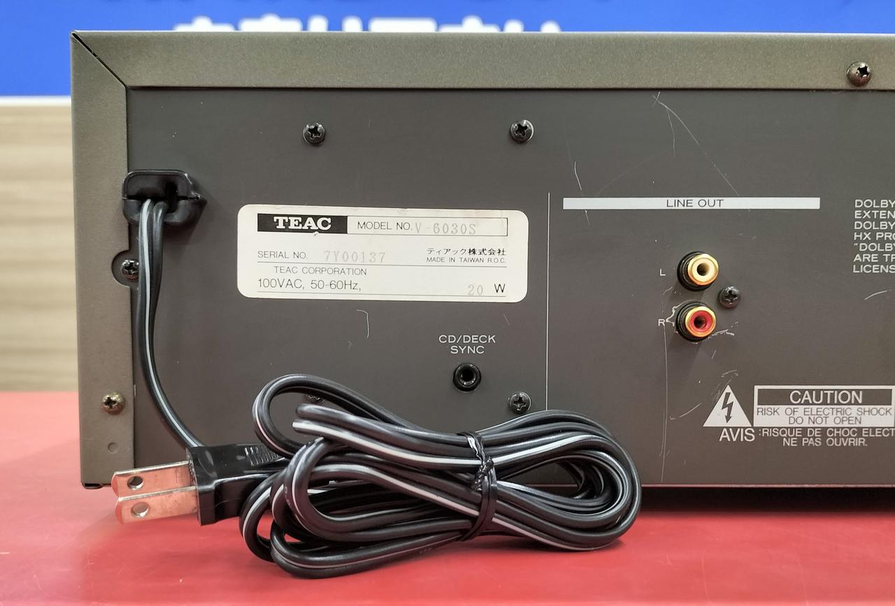 TEAC カセットデッキ V-6030S（ジャンク品） TEAC|カセットデッキ|HARDOFFオフモール（オフモ）|2011130000029488