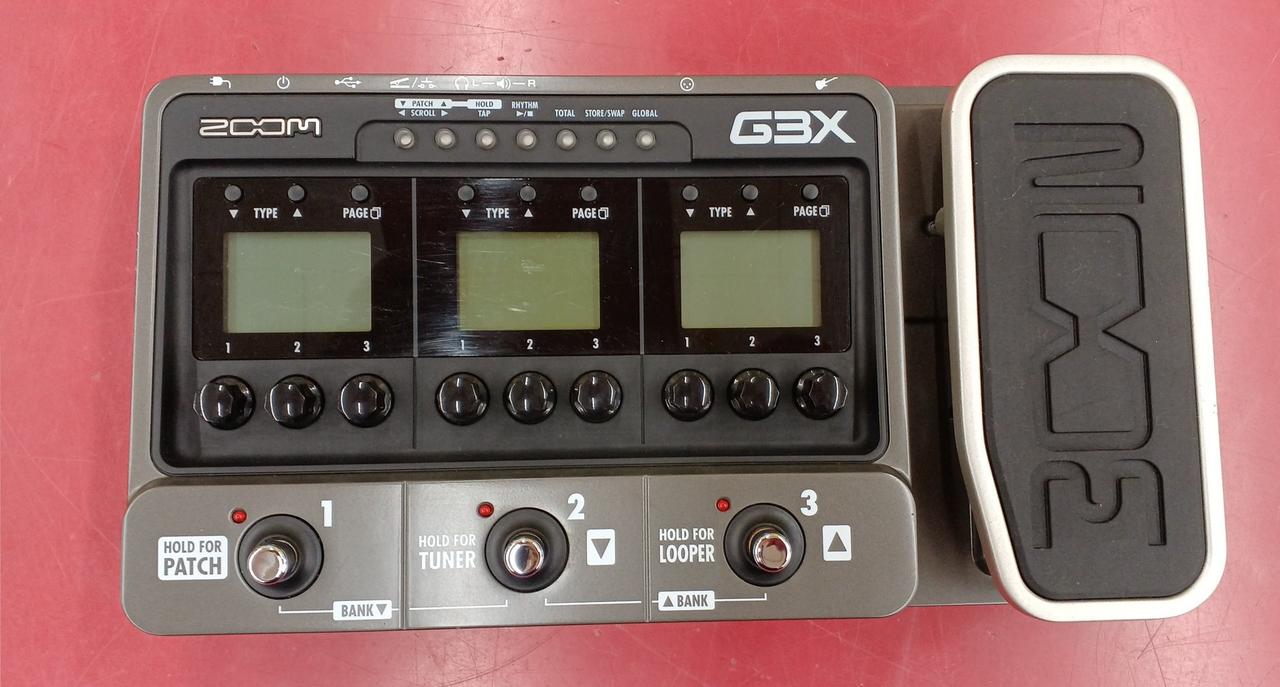 ZOOM G3X ギター マルチエフェクター G3X Guitar Effects & Amp Simulator with Expression Pedal | Zoom