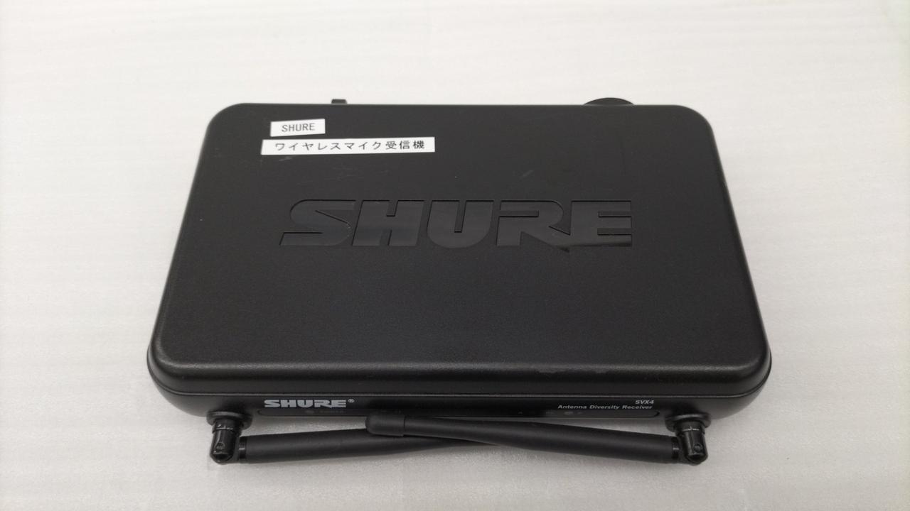 SHURE SVX4ワイヤレスシステム　受信機　レシーバー SHURE SVX4ワイヤレスシステム 受信機 レシーバー SHURE BLX4」の人気