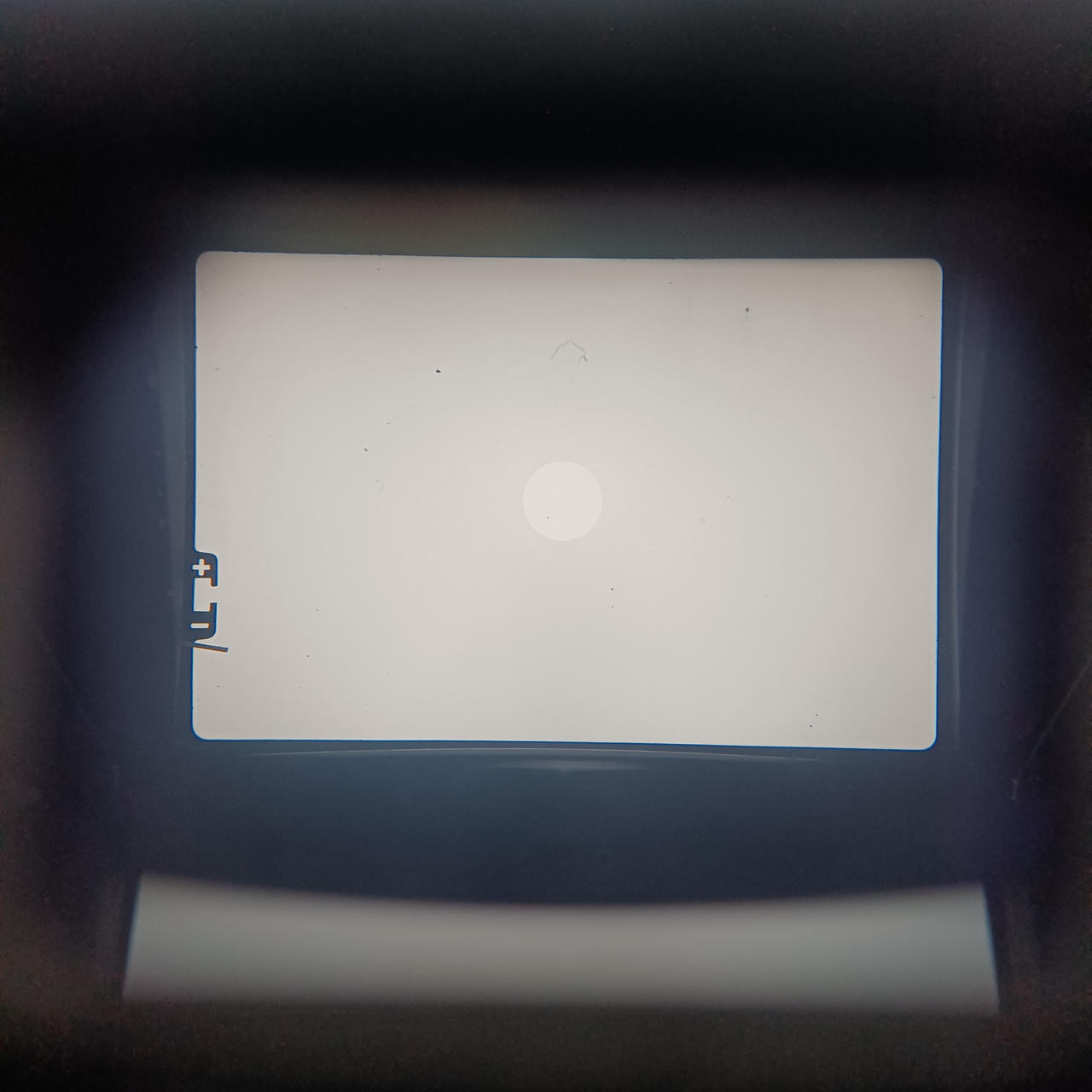 ファインダー内ゴミあり