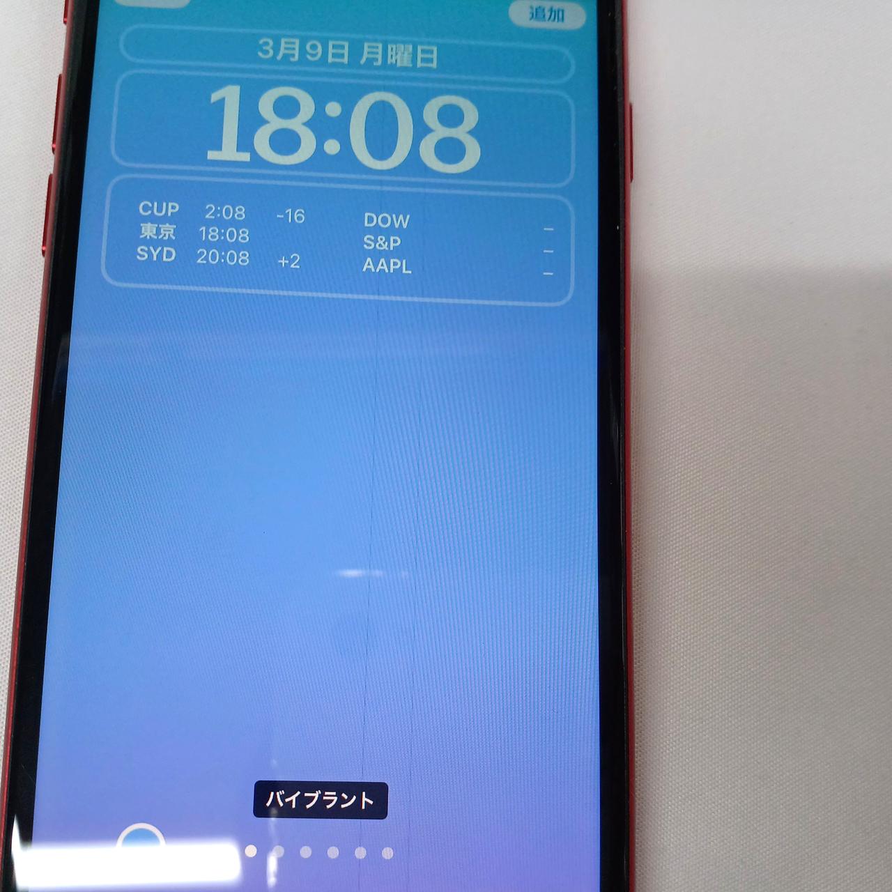 2本線がうっすらと映ります