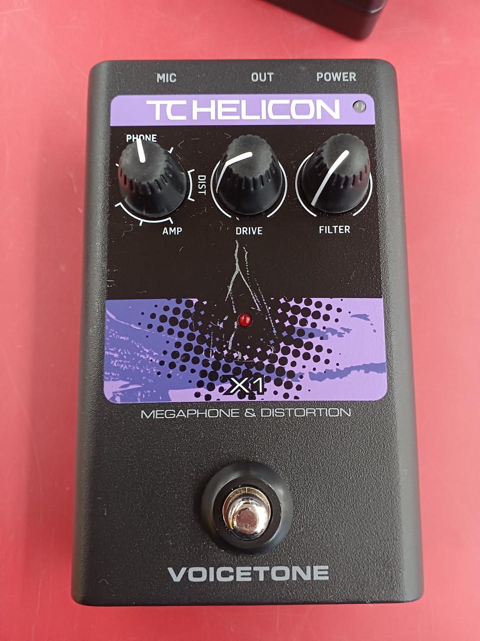 TC-HELICON VOICETONE X1 ボーカルエフェクター TC-HELICON VoiceTone H1 ボーカル用 エフェクター(TCヘリコン