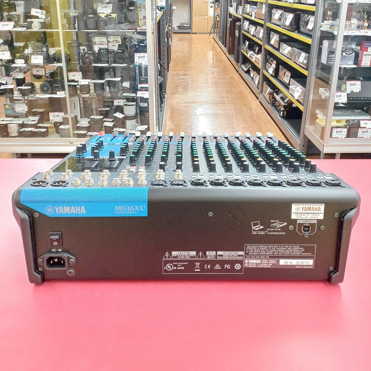 [美品・動作確認済]Yamaha MG16XUアナログミキサー 元箱・付属品完備 動作確認済み】YAMAHA アナログミキサー MG16XU