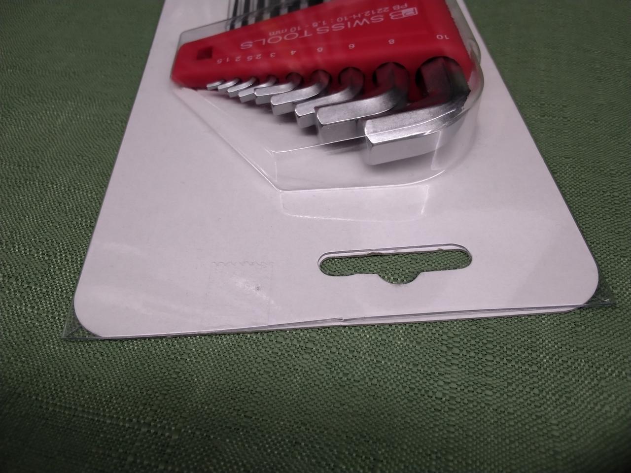 PB SWISSTOOLS|ショートヘッドボール付き六角棒レンチセット