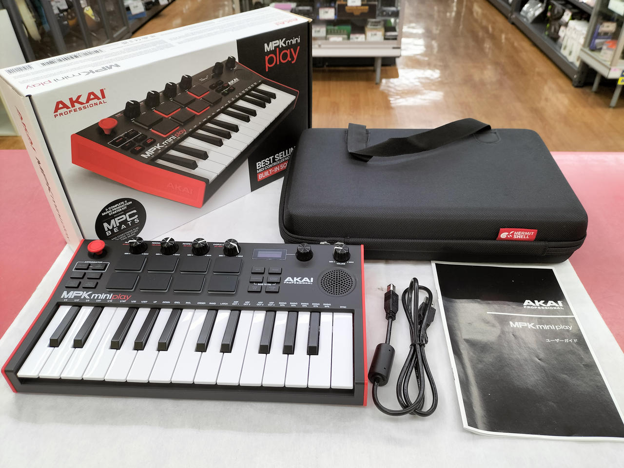 美品】MPK Mini Play AKAI Professional / MPK mini Play MK3 美品】MPK Mini Play AKAI Professional / MPK mini Play MK3