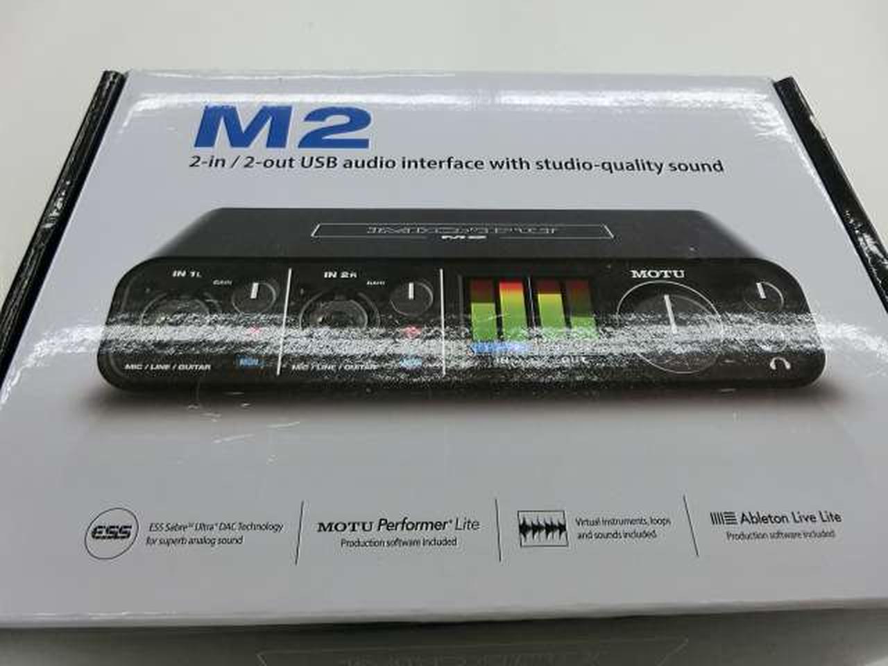 MOTU ( モツ ) M2 オーディオインターフェイス MOTU M2 (USB-Cオーディオインターフェイス)(モツ)(DTM