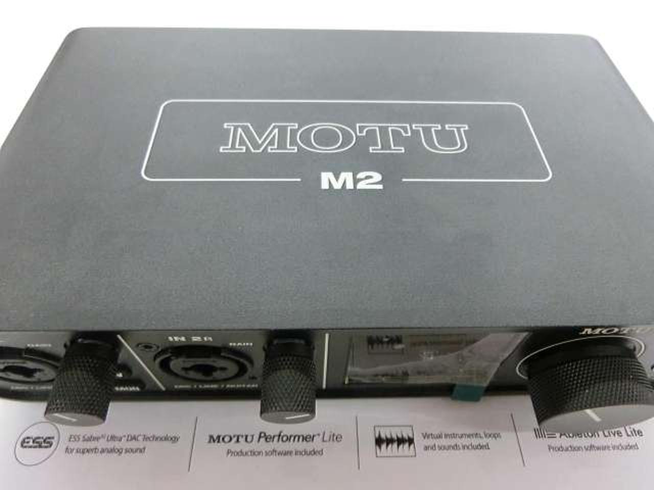 ［新品未使用］MOTU M2 オーディオインターフェイス MOTU 【未開封在庫あり】M2 2in2out オーディオインターフェイス