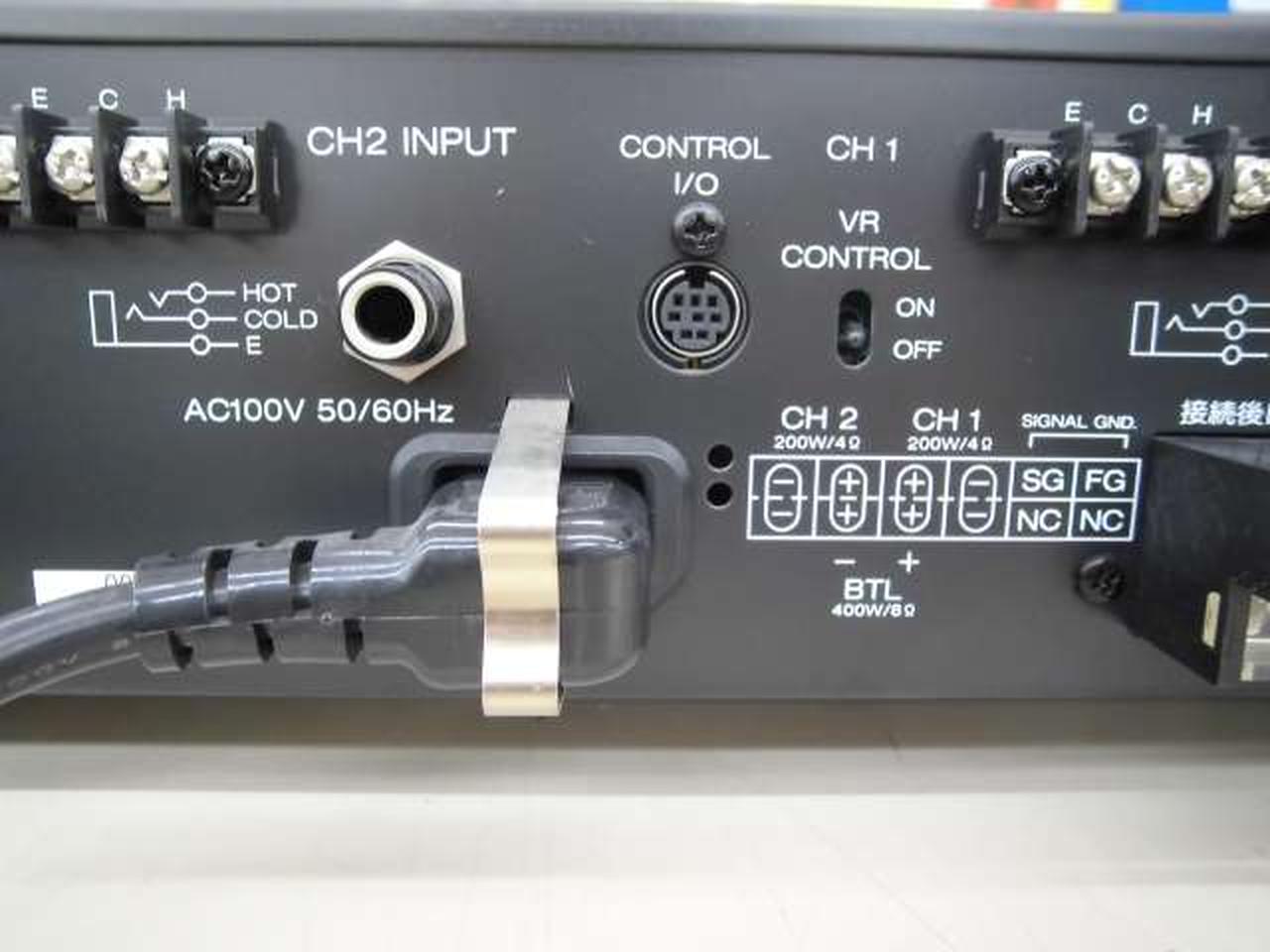 TOA P-120D デュアルパワーアンプ（ケーブル付）