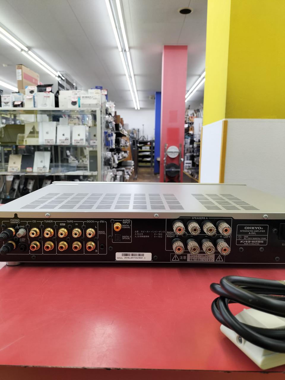 ONKYO A-5VL プリメインアンプ 簡易リモコン付き HRS-3□ONKYO 美品 (A-5VL A-7VL 用) プリメインアンプ リモコン
