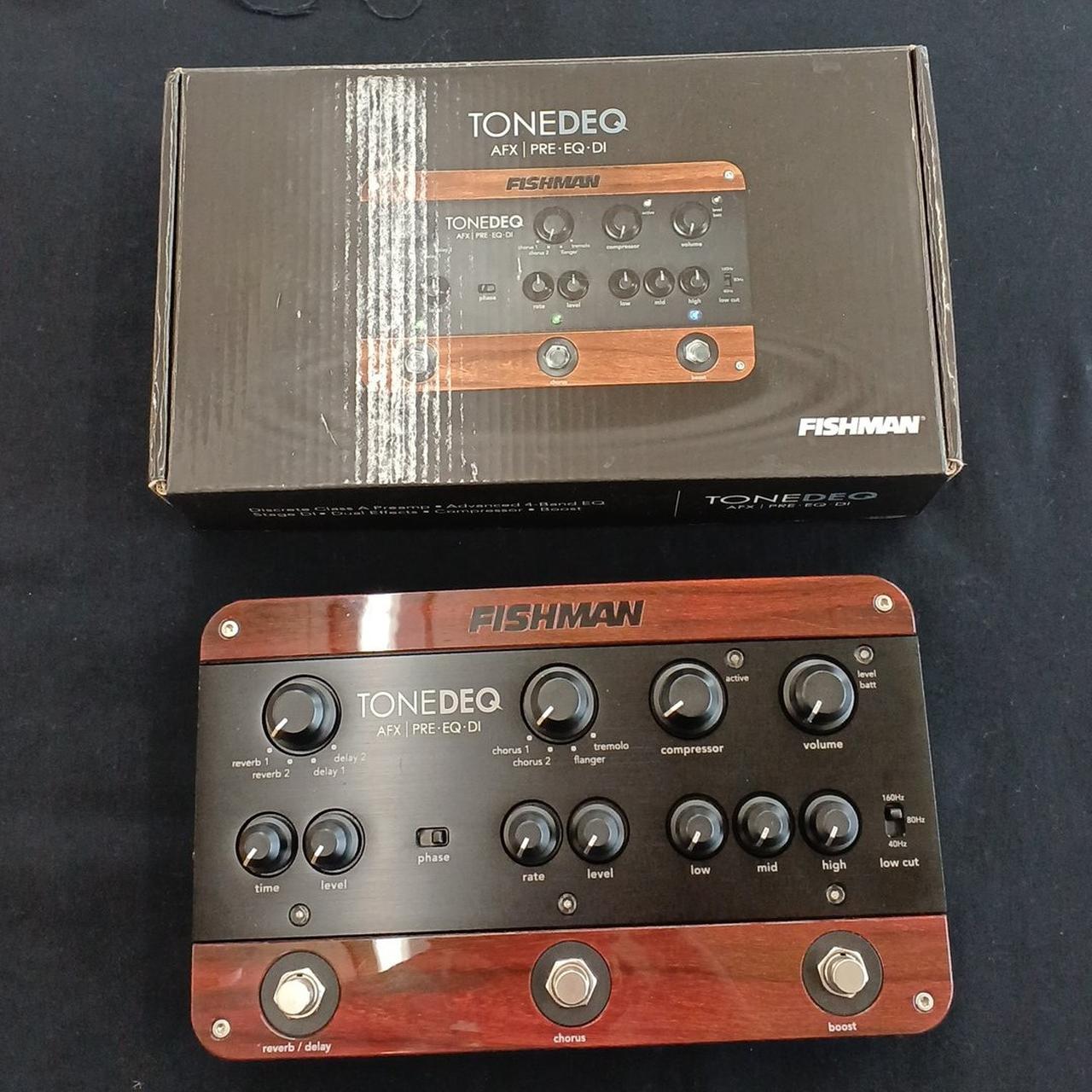 FISHMAN TONEDEQ Fishman ToneDEQ Preamp EQ Test - Bonedo