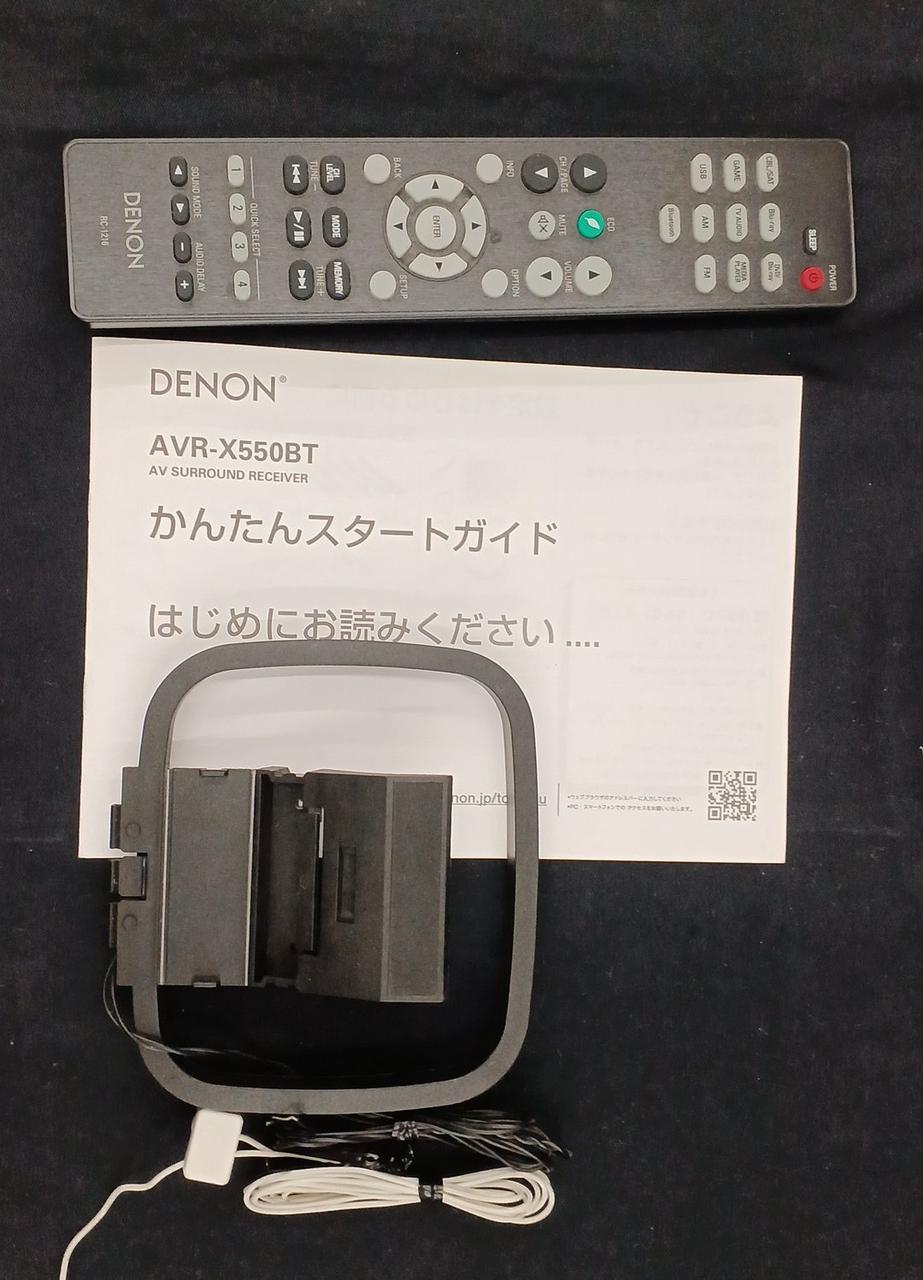 DENON AVR-X550BT 本体　リモコン　テストマイク保証書付き Amazon | RC‑1216 AVR‑S510BT AVR‑S530BT AVR‑S 540BT AVR