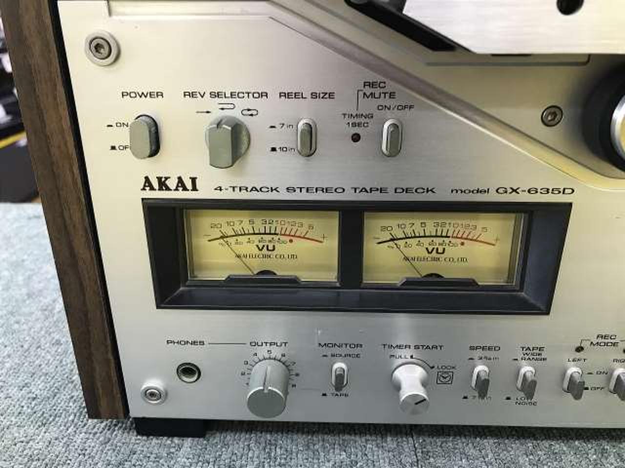 アカイ(AKAI)|ジャンクですがAKAIのオープンリールデッキです
