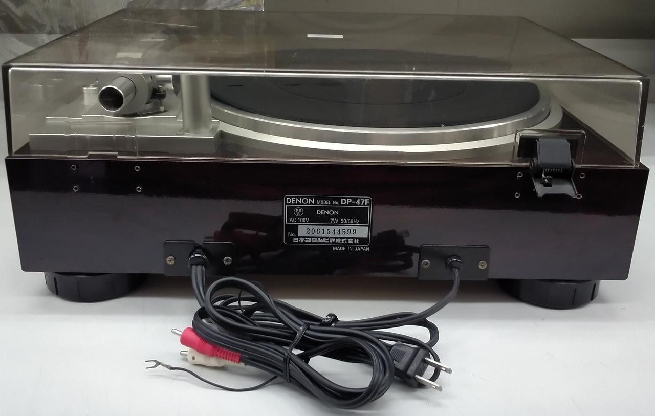 DENON DP-47F Turntable Quartz Lock Direct Drive Full Auto