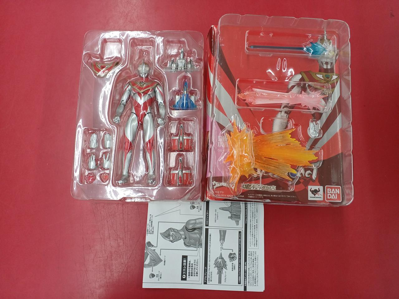 ウルトラアクト ウルトラマンガイア&XIGファイターセット　未開封　郵送箱未開封 ウルトラアクト ウルトラマンガイア&XIGファイターセット 未開封