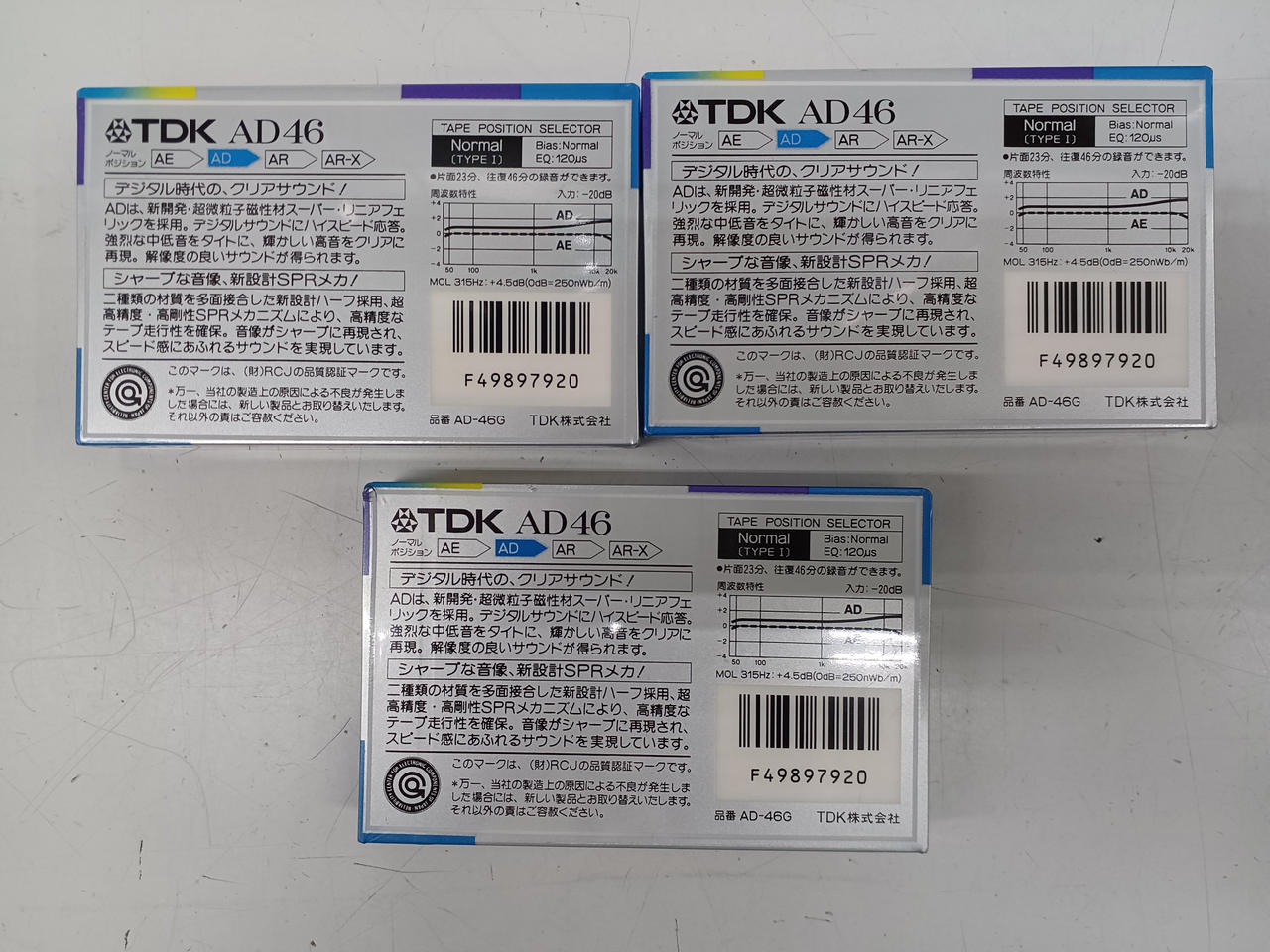 【値下げ】TDK FC46D-P・G カセットテープ2本セット 値下げ】TDK FC46D-P・G カセットテープ2本セット