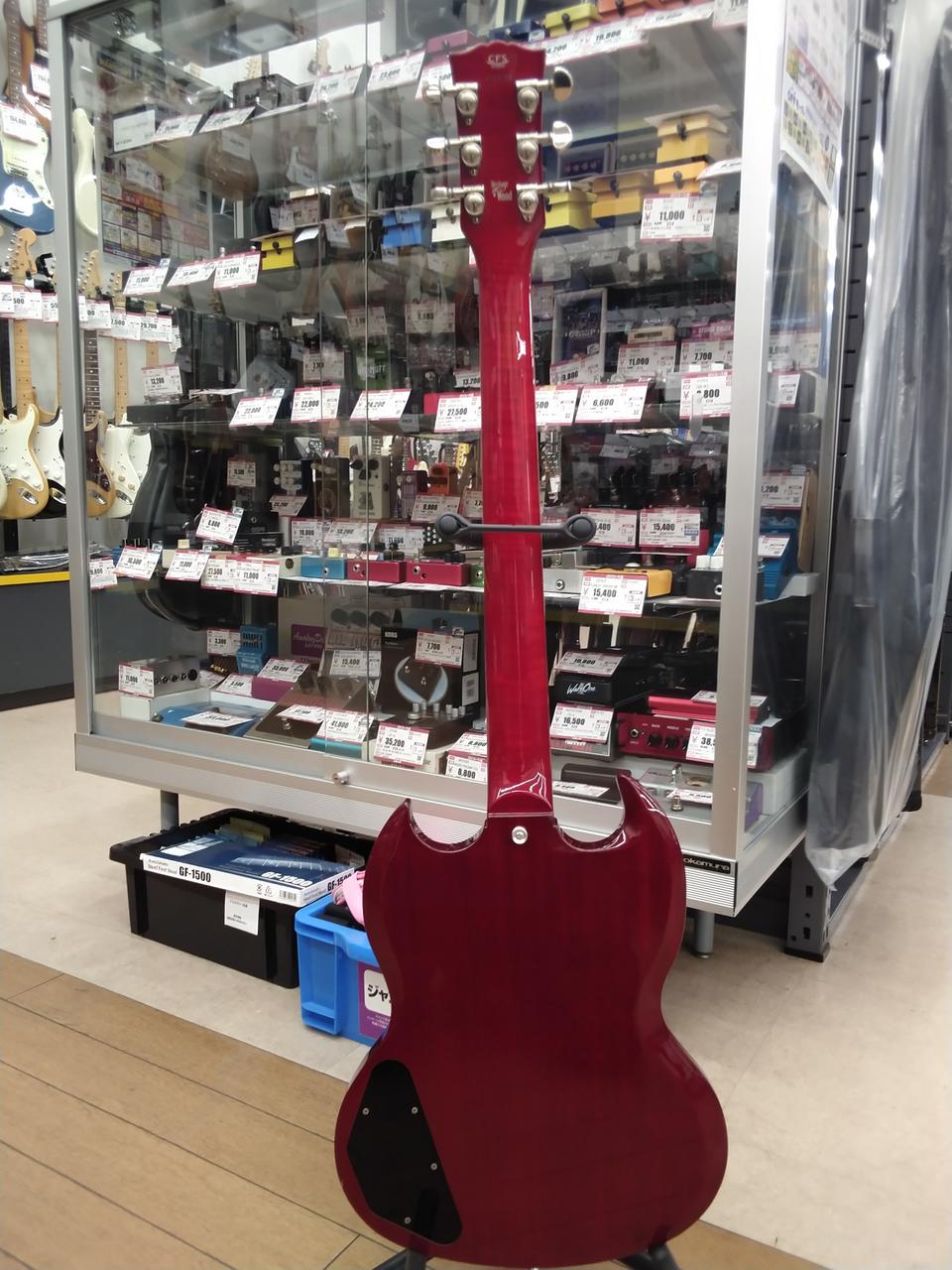 HISTORY ヒストリー SH-SG ハードケース付き plek済み 美品 History ワニ革風 エレキギター ハードケース 鍵x2付