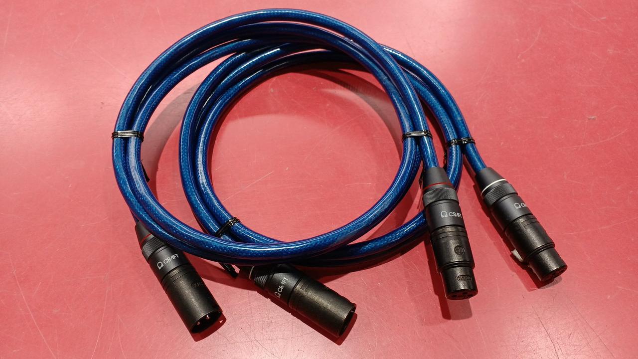 XLRケーブル約1m、2本組です。