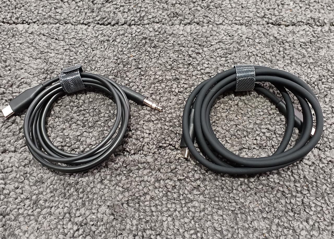 USB-Cとステレオミニ変換ケーブル