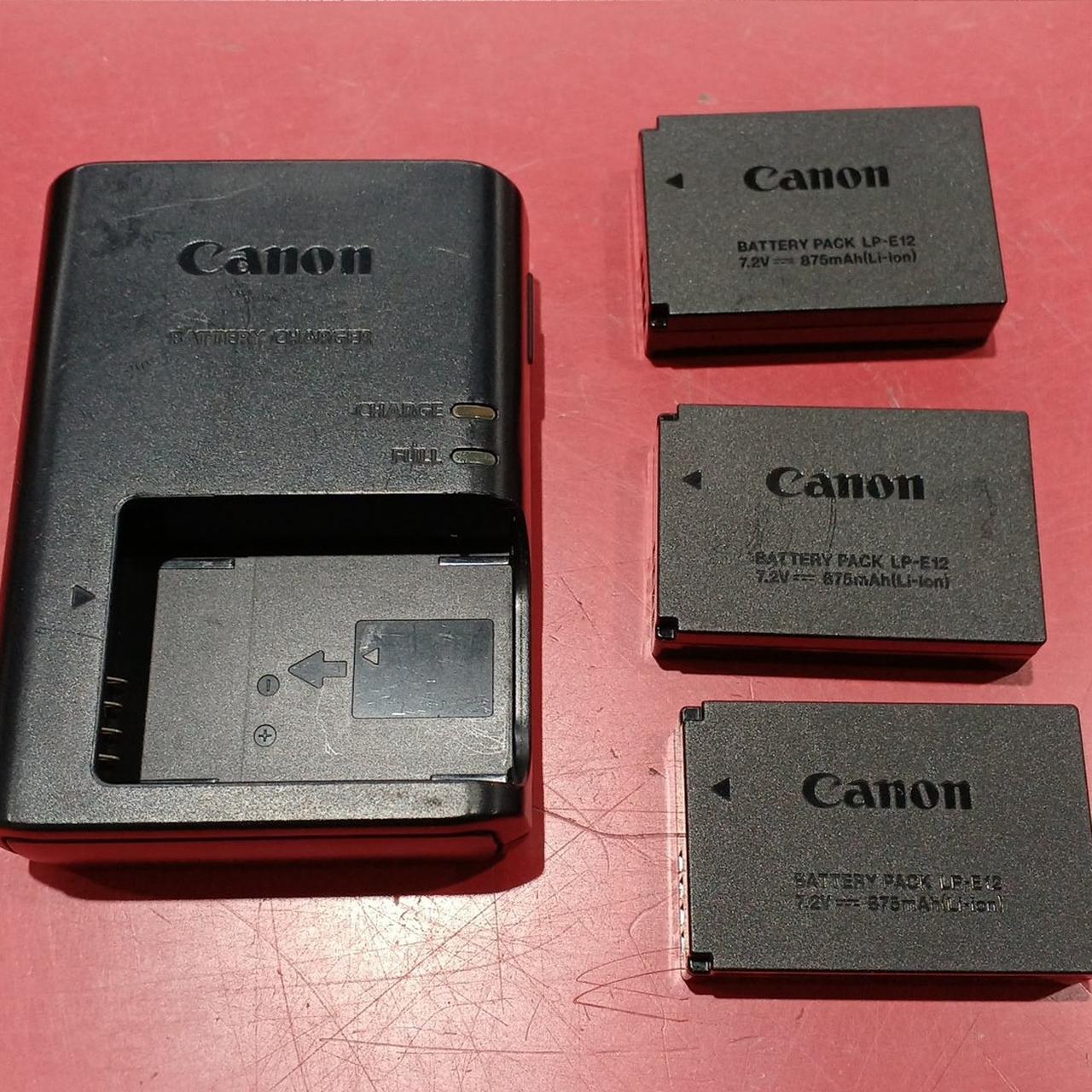 チャージャーとバッテリー3つ