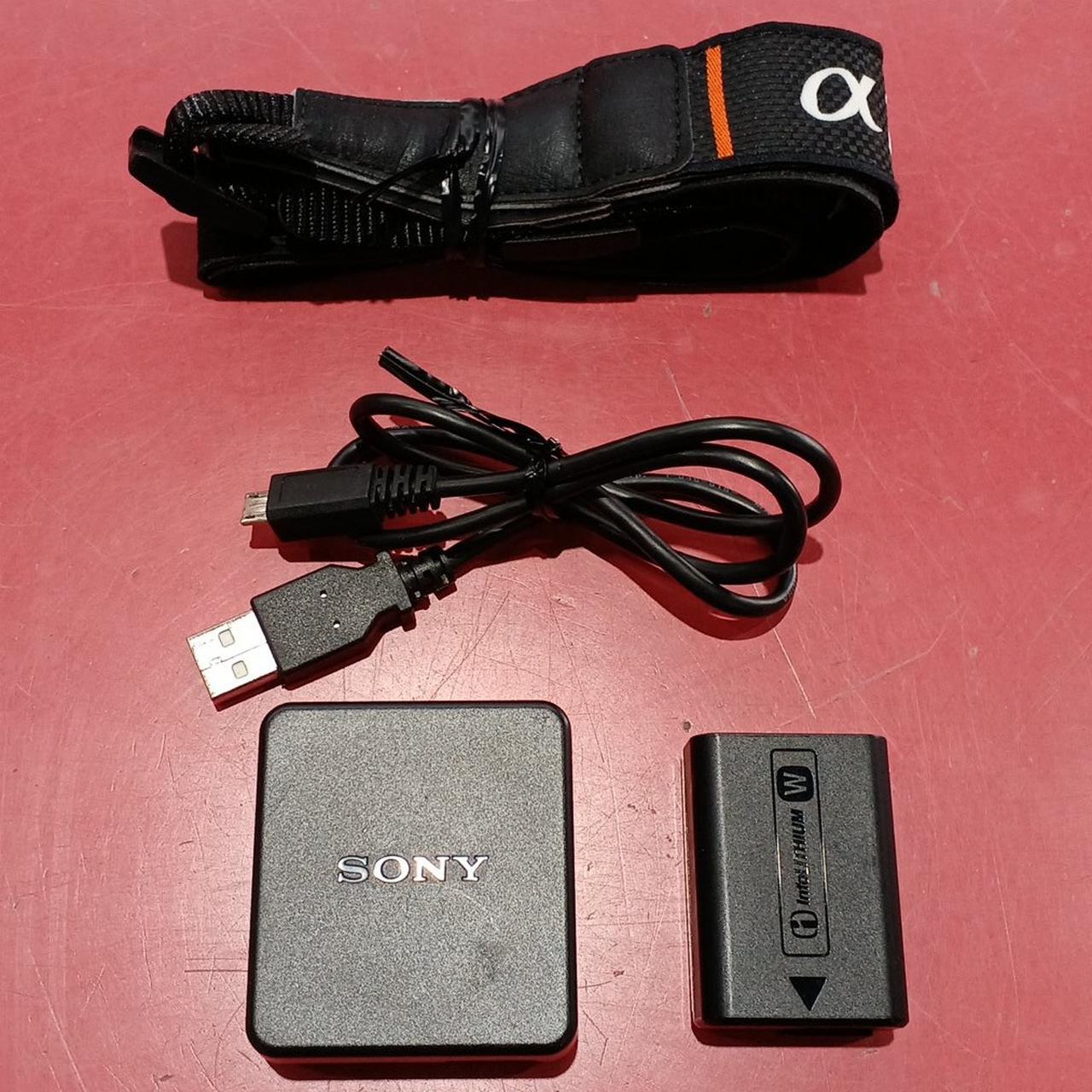 バッテリー、アダプター、ストラップ