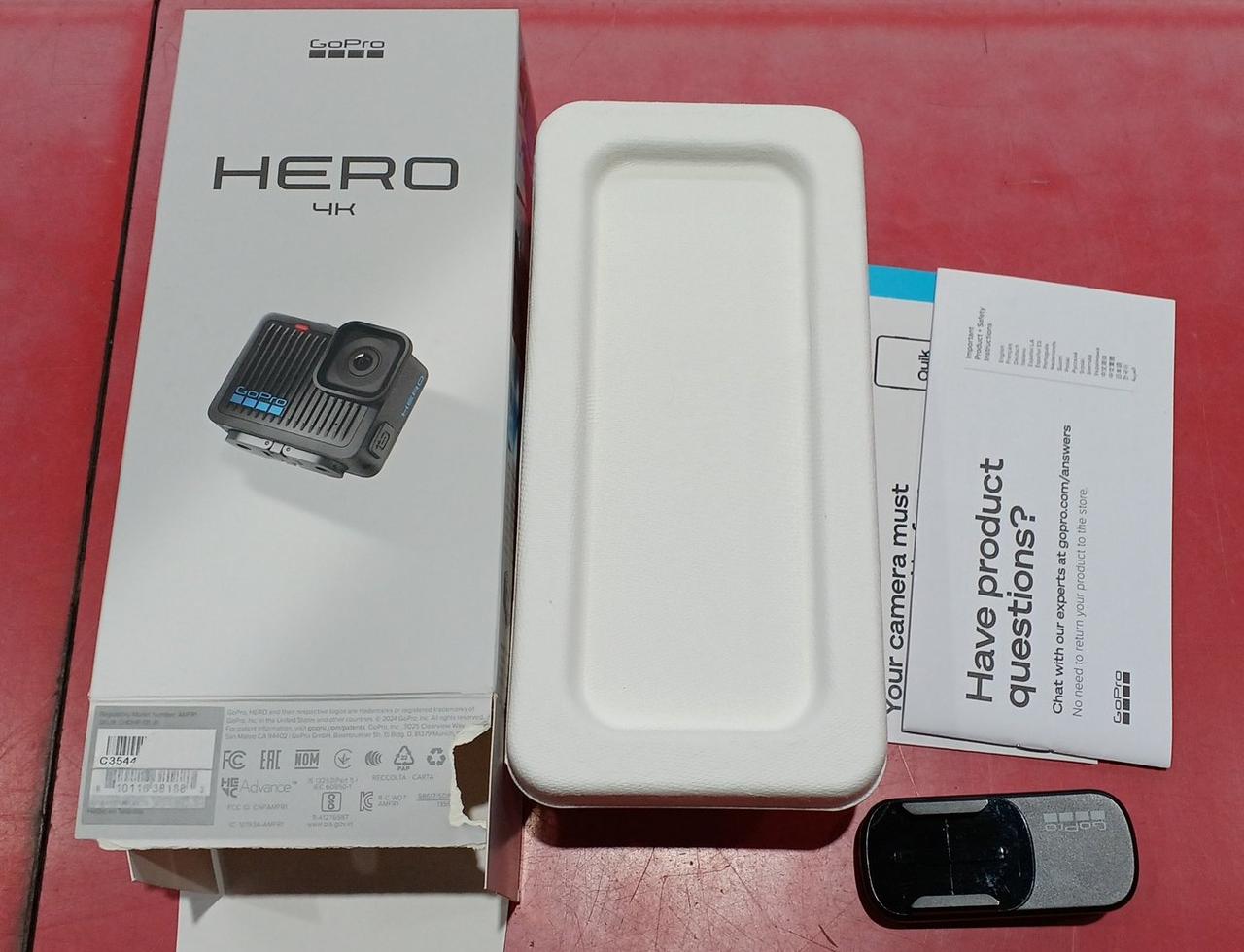 箱を開けたところ