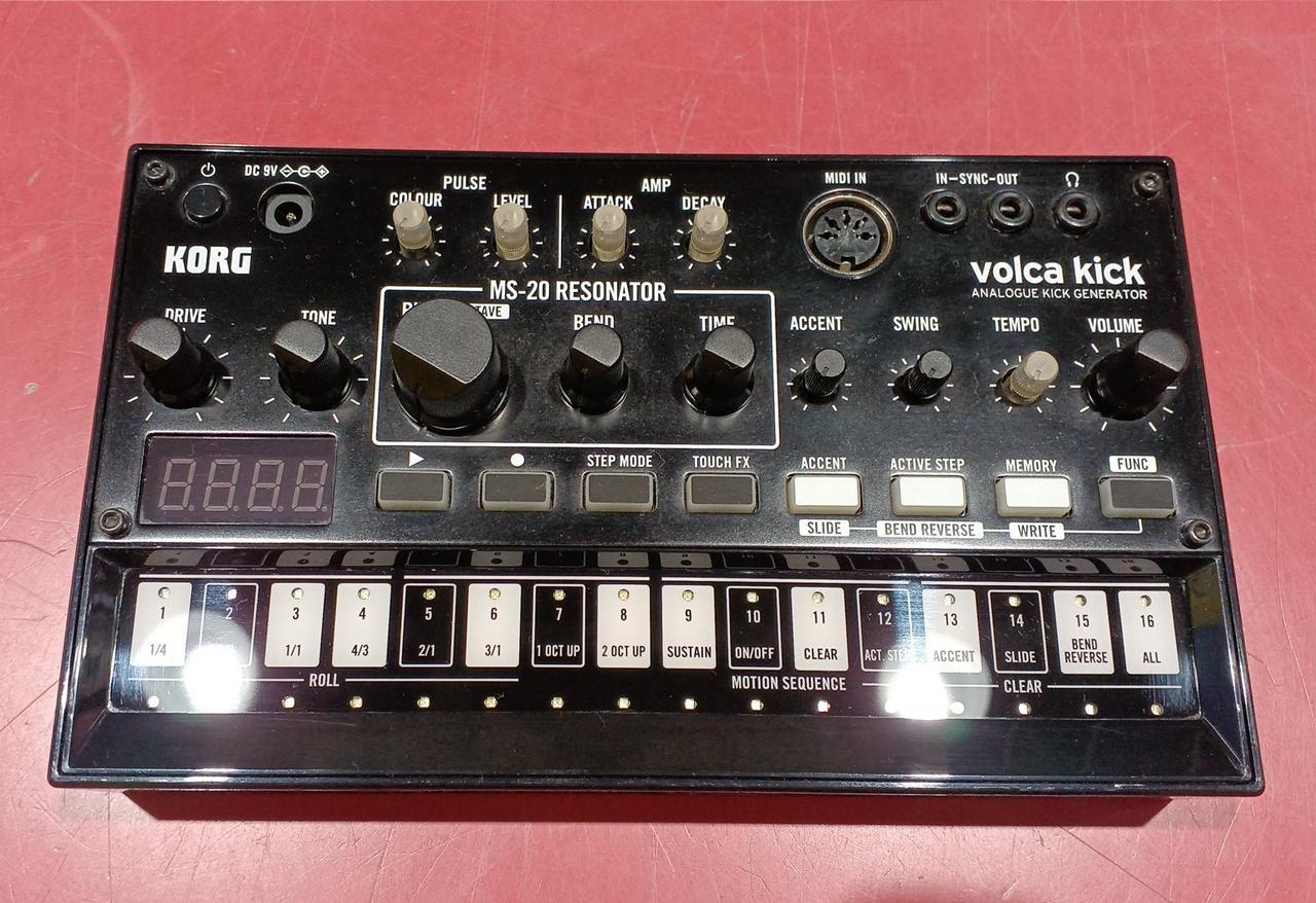 KORGシンセサイザーvolcaシリーズ