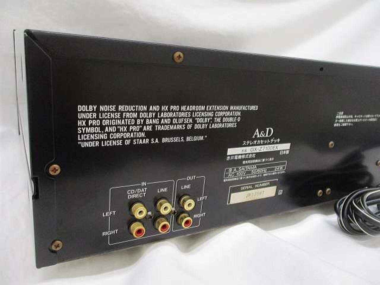 A&D|【ジャンク品】カセットデッキ|HARDOFFオフモール（オフモ