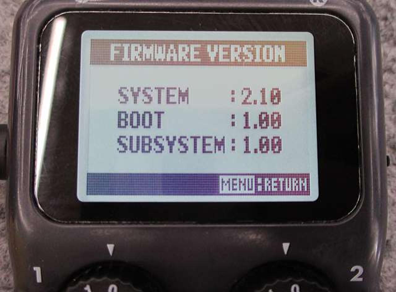 ファームウェアVer2.10にアップ済み