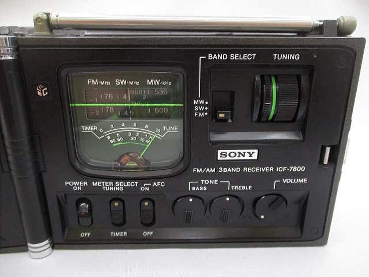 SONY ICF-7800 ラジオ 3バンド受信機　現状品 ソニーのICF-7800 Newscaster | じんけいの修理日記