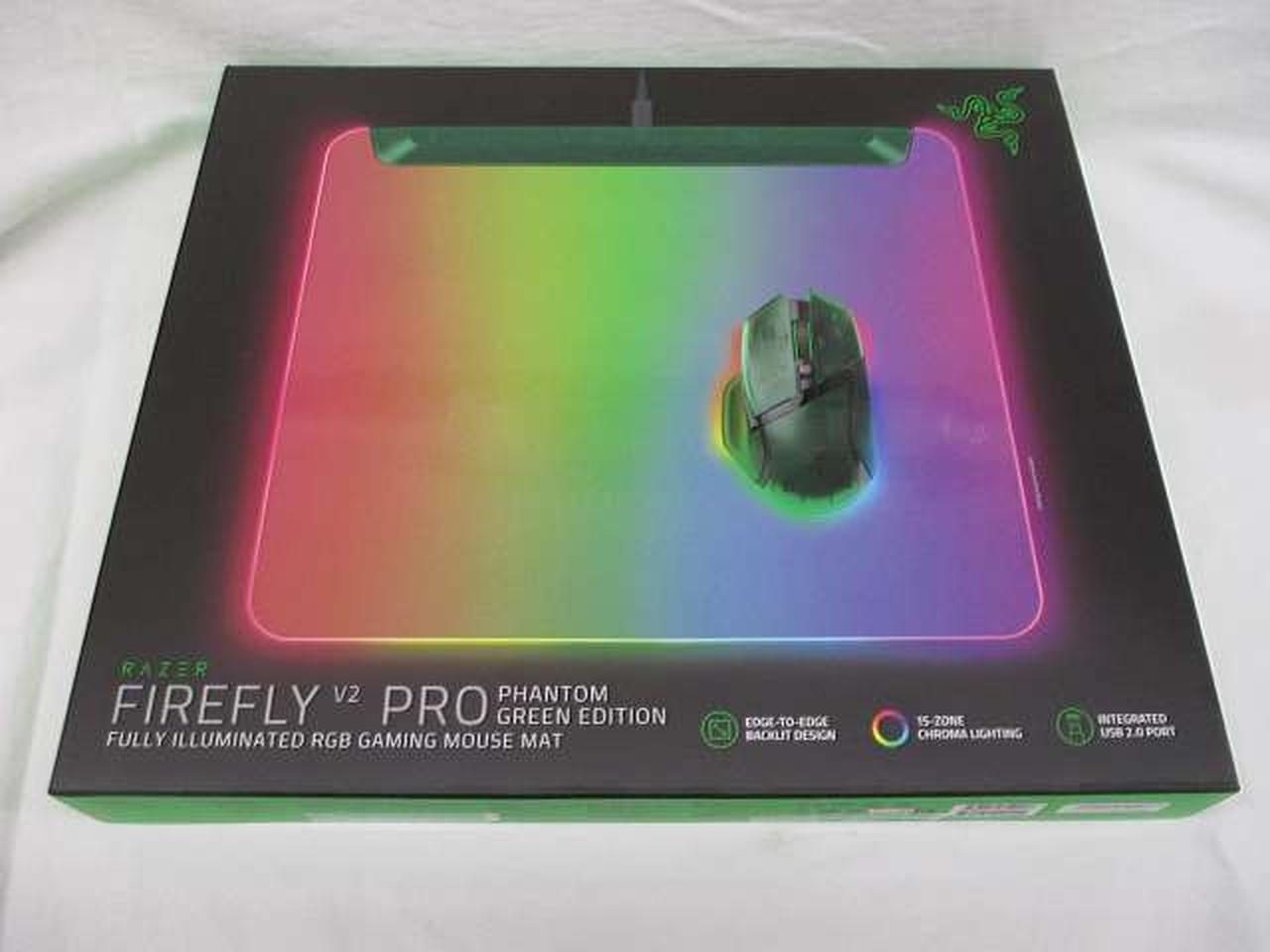 【未開封 美品】Razer Firefly V2 Pro マウスパッド Razer レイザー Firefly V2 Pro フルイルミネーション式