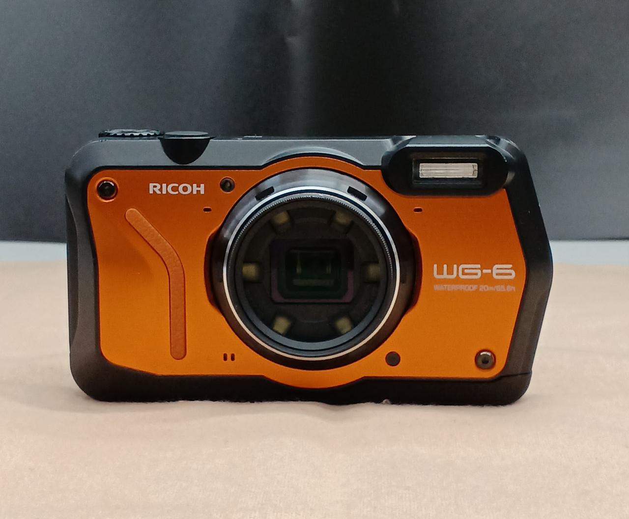 RICOH WG-6 デジタルカメラ 防水 耐衝撃 防塵 耐寒 オレンジ リコー