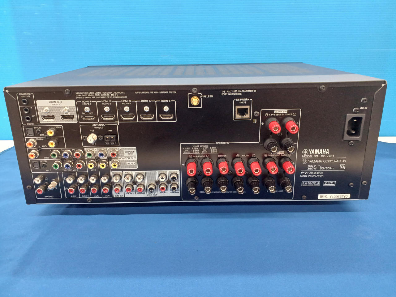 値下げ！YAMAHA AVアンプ RX-V781 YAMAHA|AVアンプ|HARDOFFオフモール（オフモ）|2011670000110123