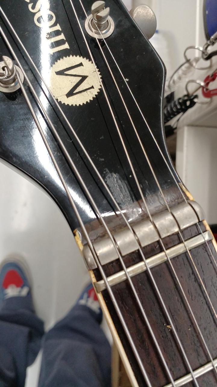 ヘッド塗装溶けているようです