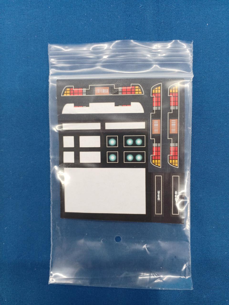 予備のシールが付属します